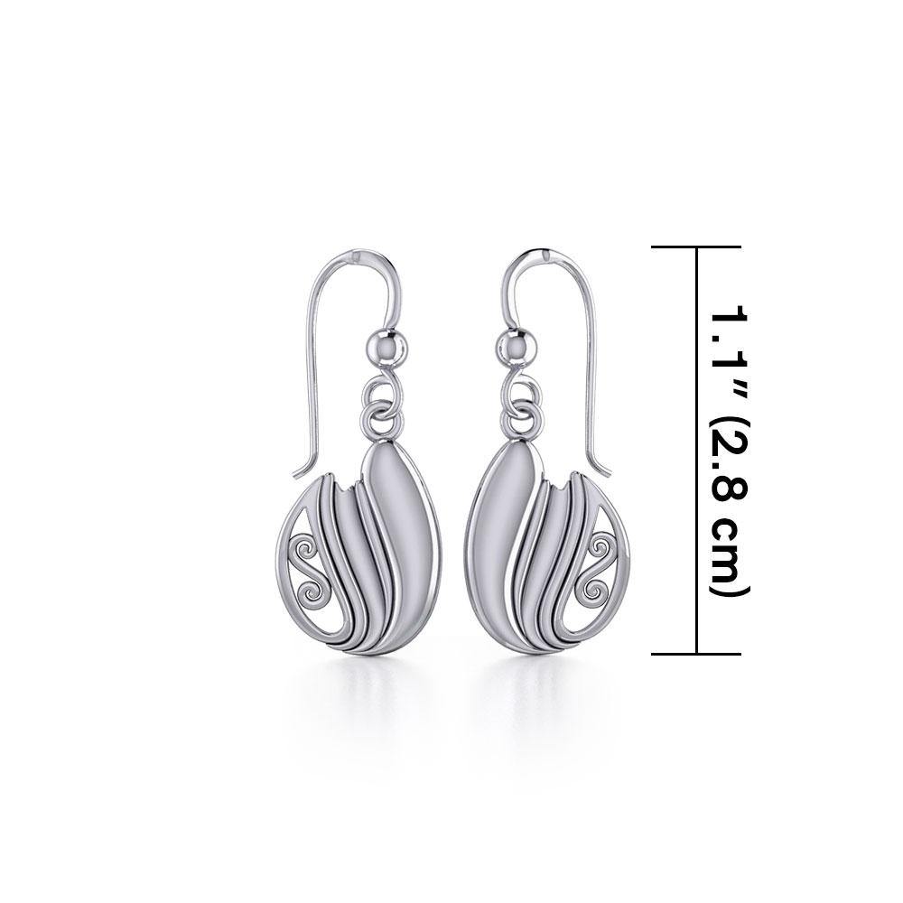 Celtic Knotwork Sterling Silver Earrings TE2083