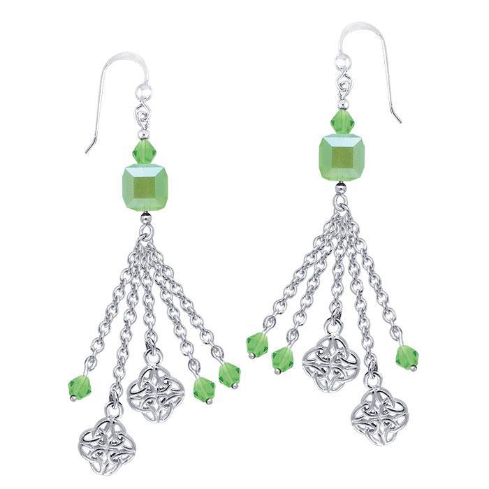 Celtic Knotwork Silver Earrings TER102