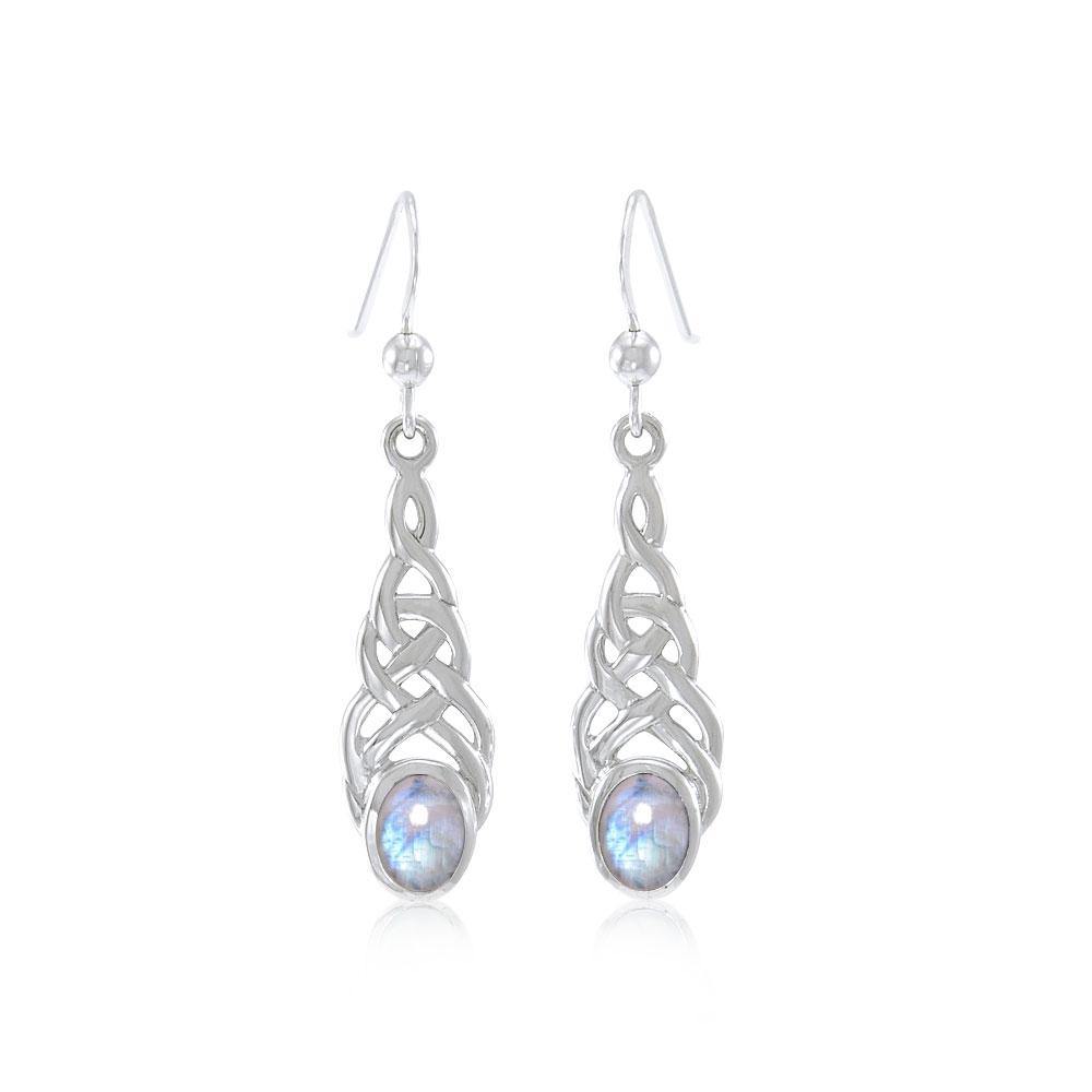 Celtic Knotwork Silver Earrings TER222