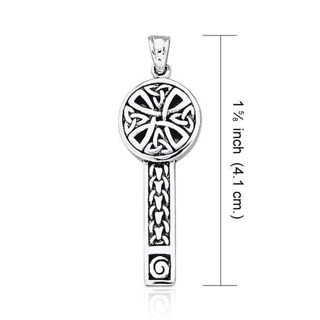 Celtic Knotwork Sterling Silver Pendant TP1369