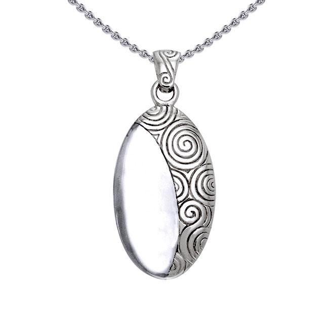 Celtic Elegant Danu Silver Pendant TPD1231