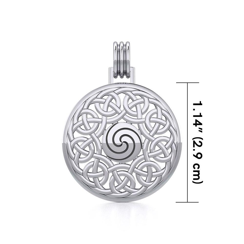 Celtic Knot Triskelion Sterling Silver Pendant TPD1315