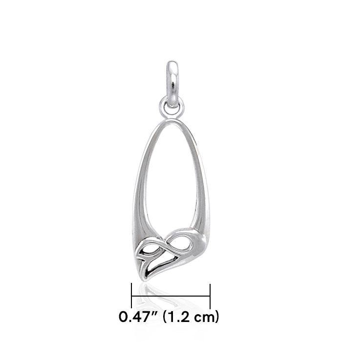 Silver Pendant with Celtic Infinity TPD3853