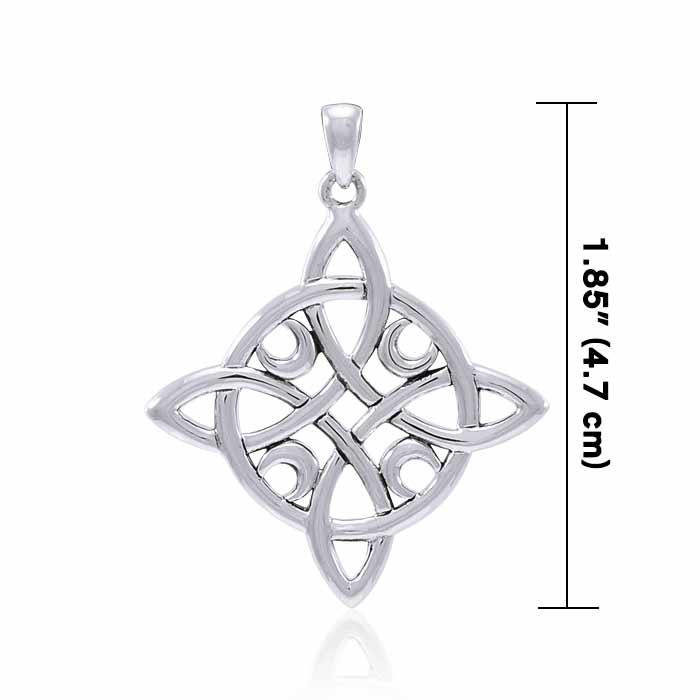 Mickie Mueller Quaternary Celtic Knots with Crescent Moon TPD4072