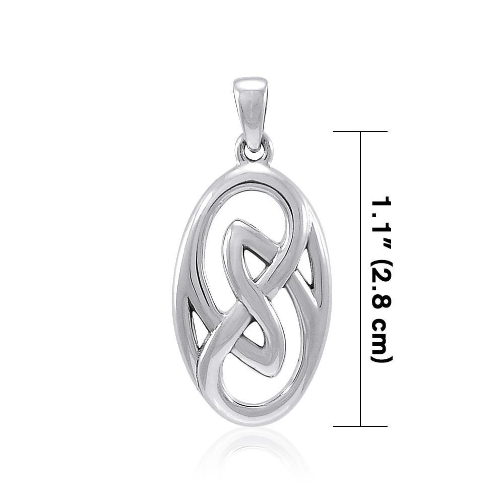 Celtic Knotwork Sterling Silver Pendant TPD4134