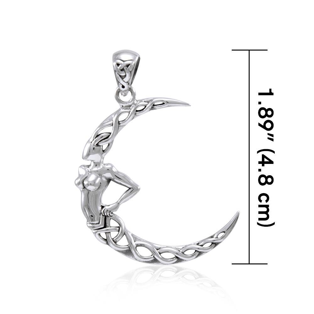 Celtic Knot Moon Goddess Pendant TPD4322