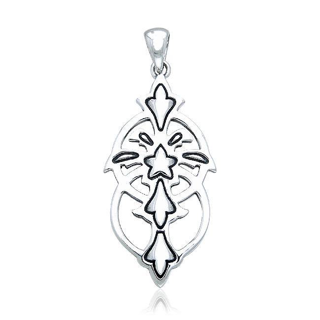 Brigid Ashwood Protector of Sion Silver Celtic Pendant TPD448
