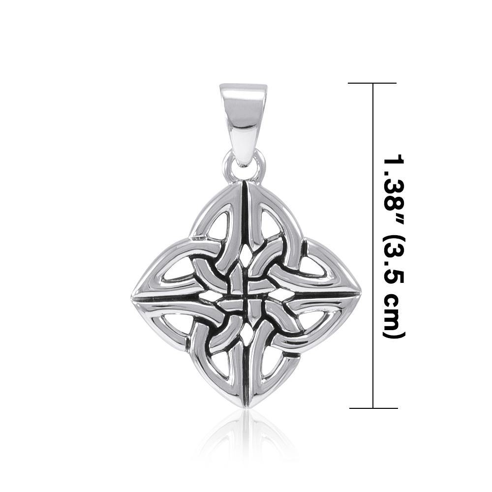 Celtic Trinity Quaternary Knot Pendant TPD4636