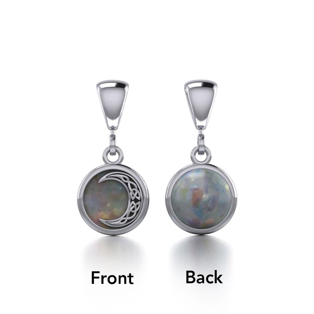 Celtic Moon Flip Pendant TPD479