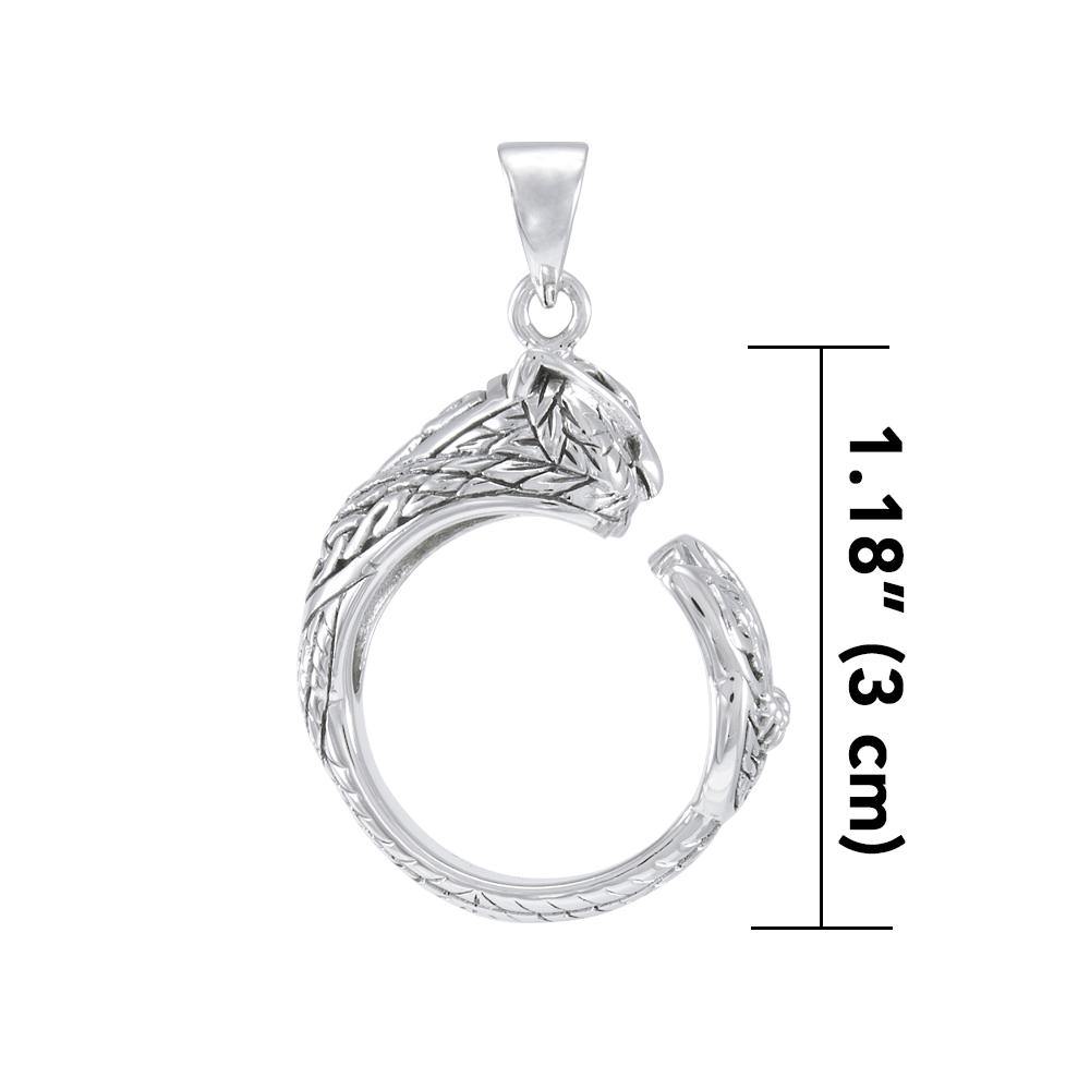 Sterling Silver Celtic Owl Pendant TPD4860