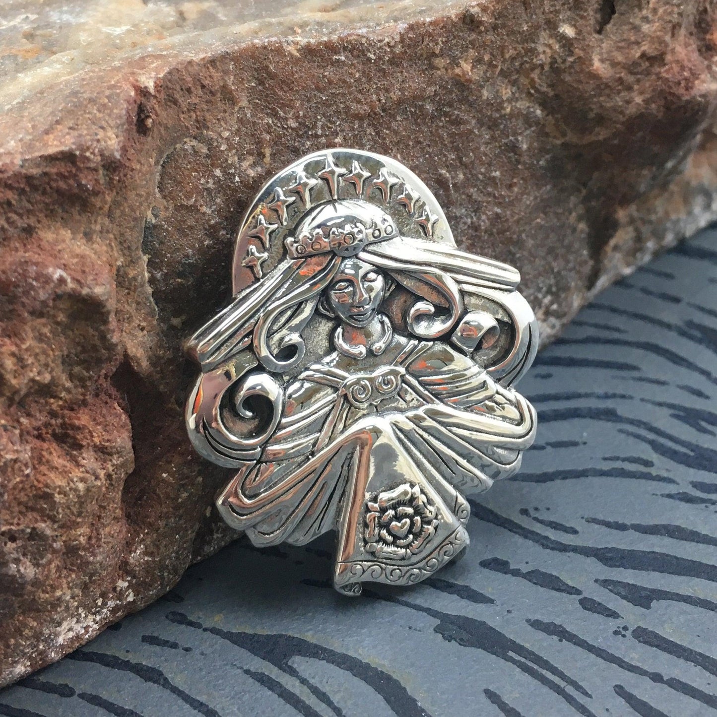 Brigid Ashwood Celtic Queen of Heaven Pendant TPD495
