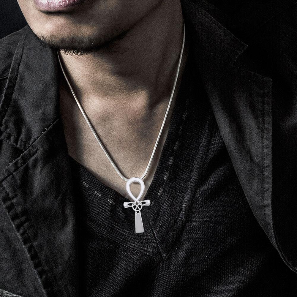 Celtic Ankh Silver Pendant TPD5664