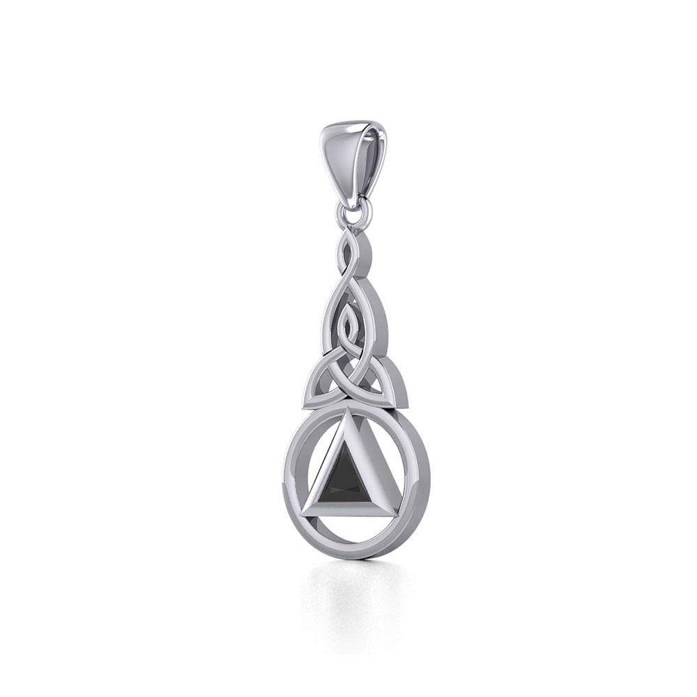 Celtic Recovery Pendant with Gemstone TPD5839
