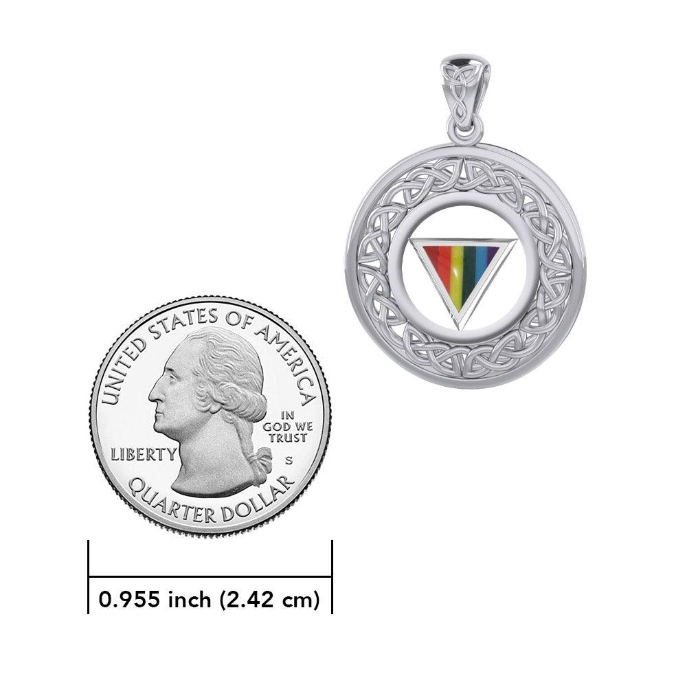 Celtic Knot LGBTQ Pride Pendant TPD729
