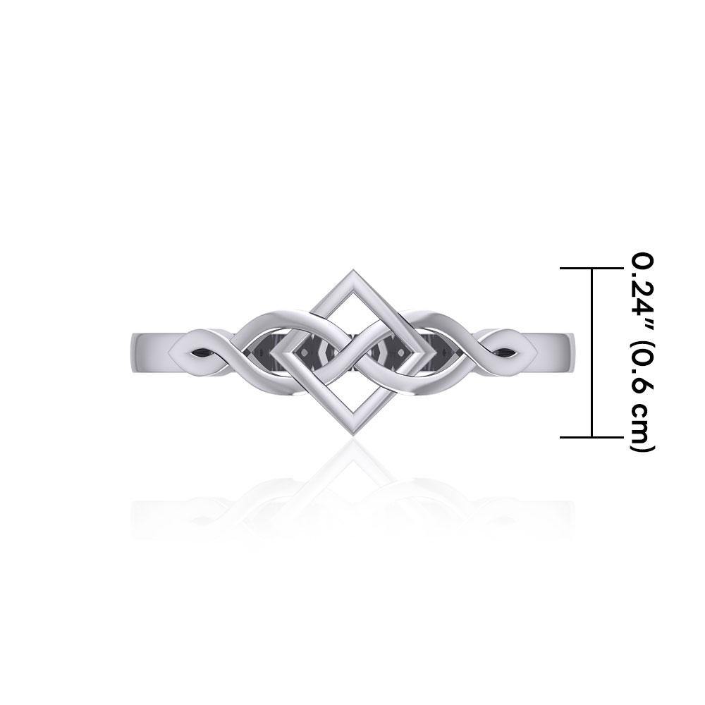 Celtic Knotwork Silver Ring TR1751