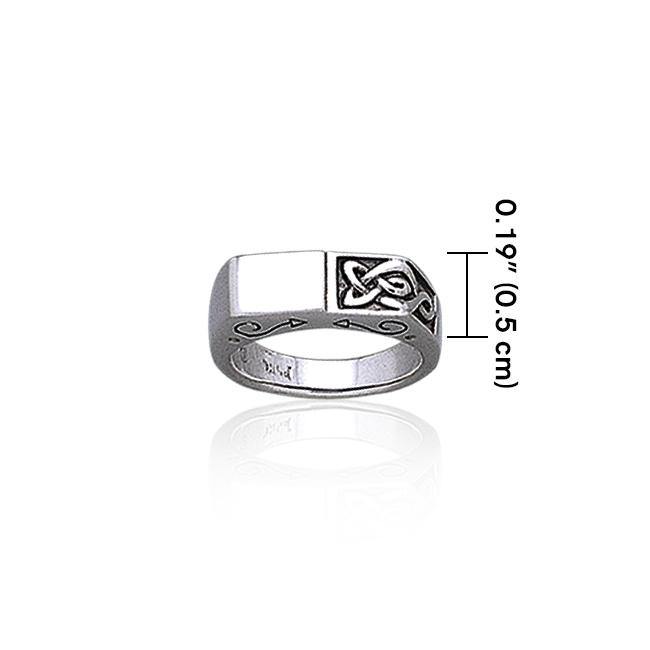 Celtic Knotwork Sterling Silver Ring TR1791