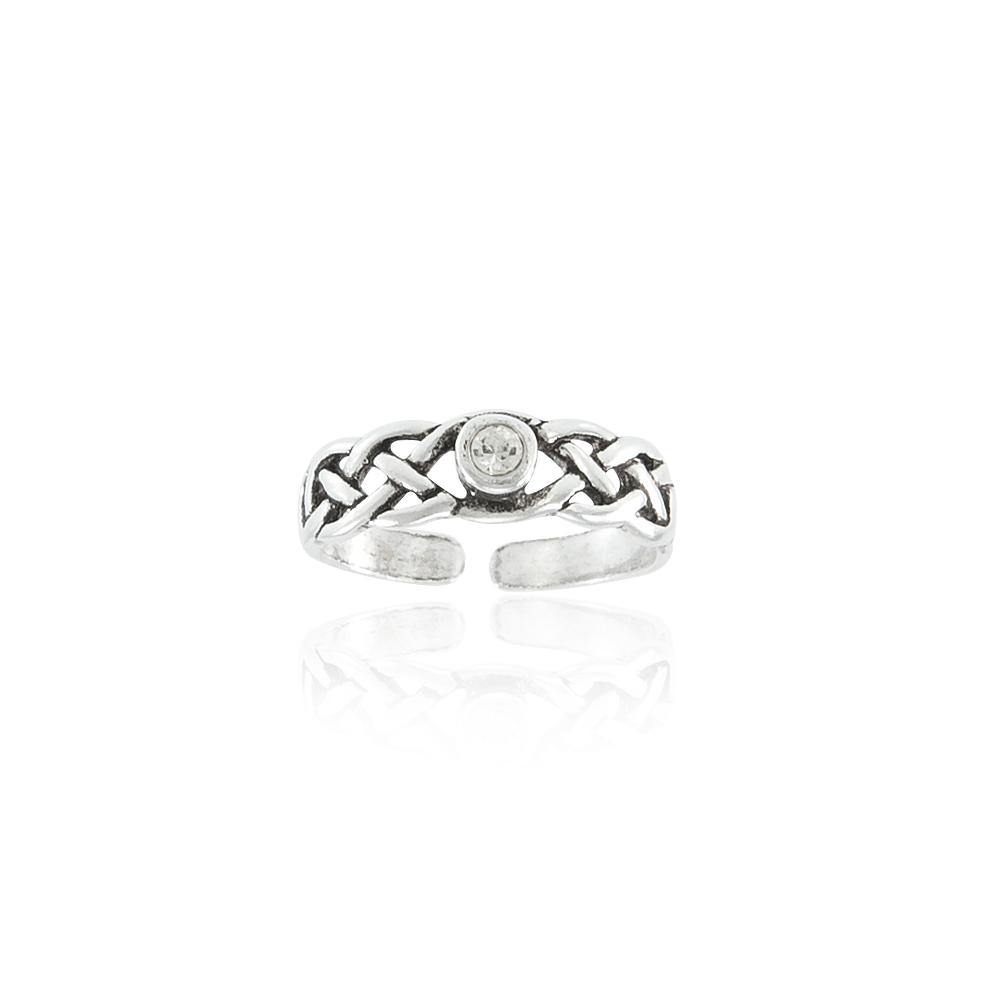 Celtic Knotwork Sterling Silver Ring TR3307