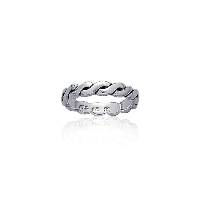 Celtic Knotwork Sterling Silver Ring TR374