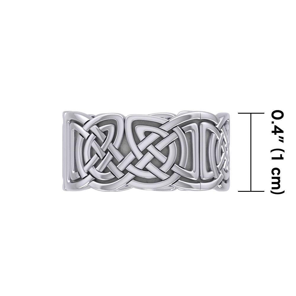 Celtic Knotwork Silver Ring TR661