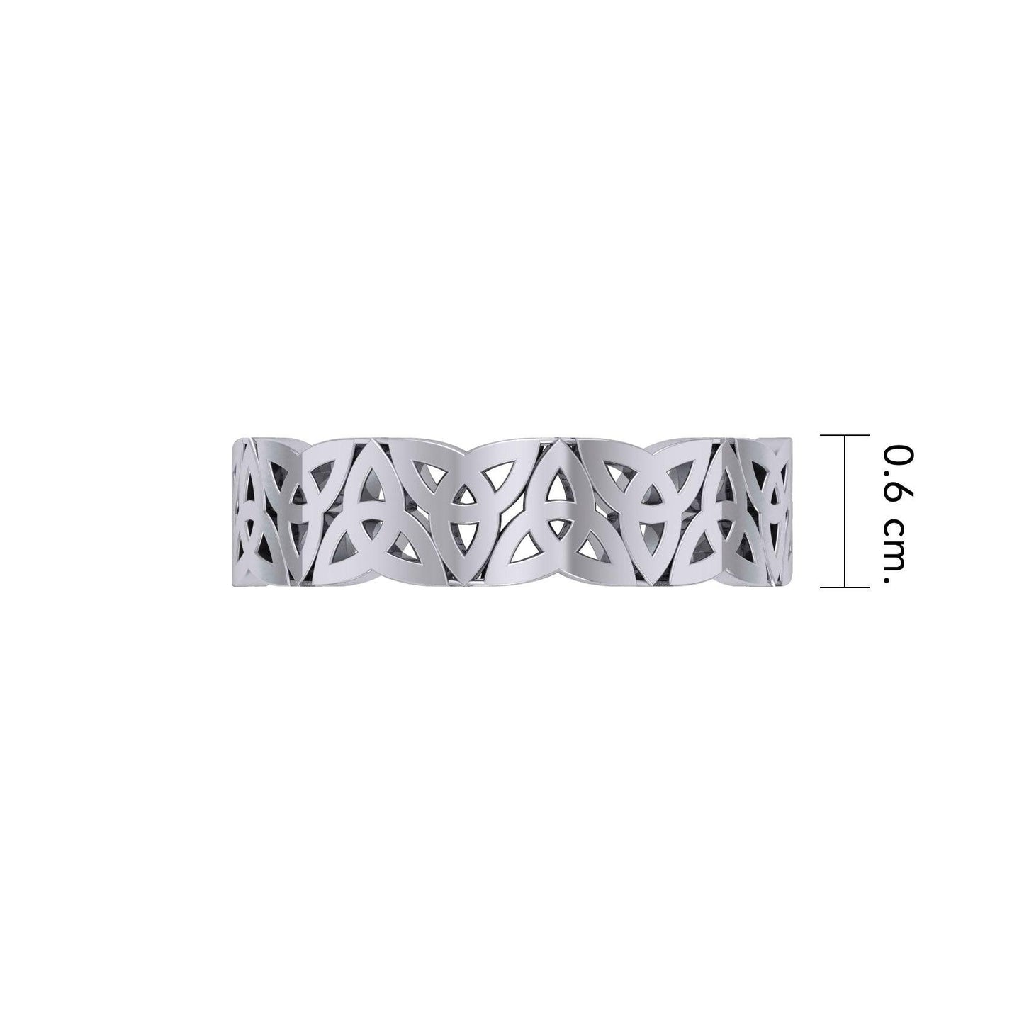 Celtic Trinity Knot Silver Ring TRI1317