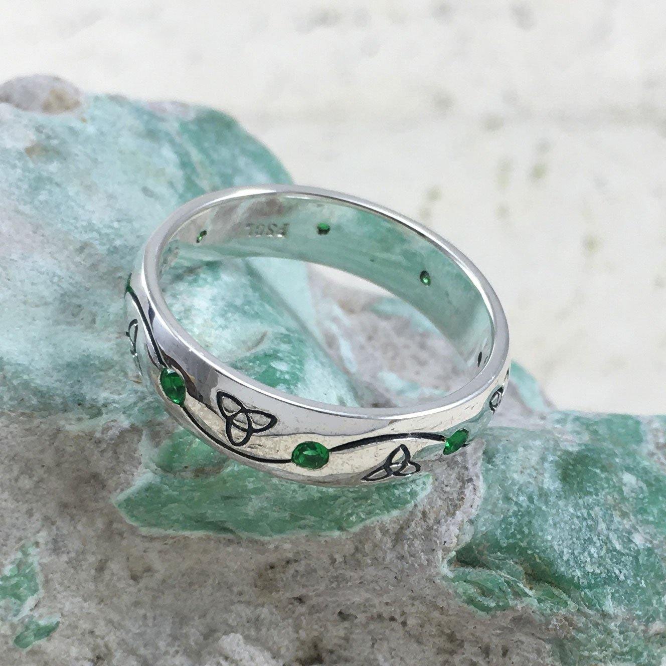 Celtic Trinity Knots Ring TRI1475