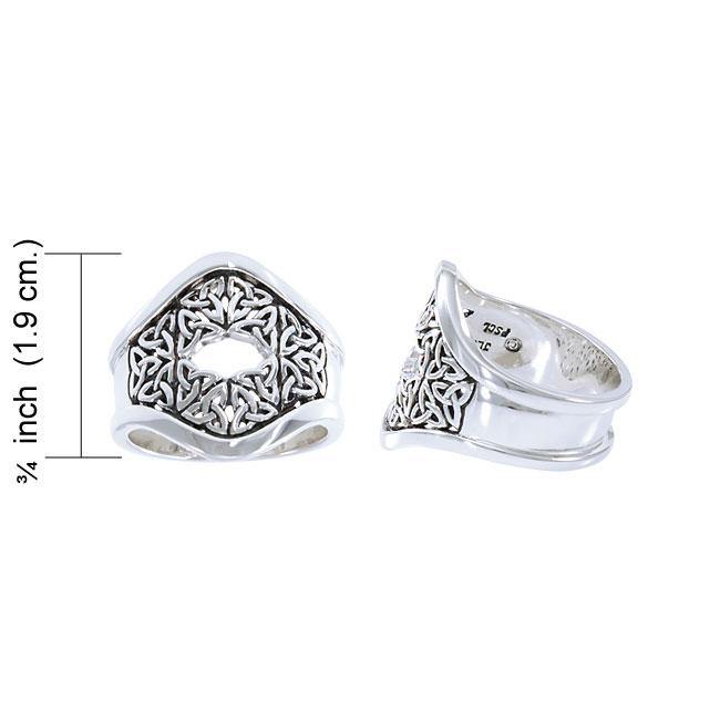 Bold Celtic Knot Ring TRI1488