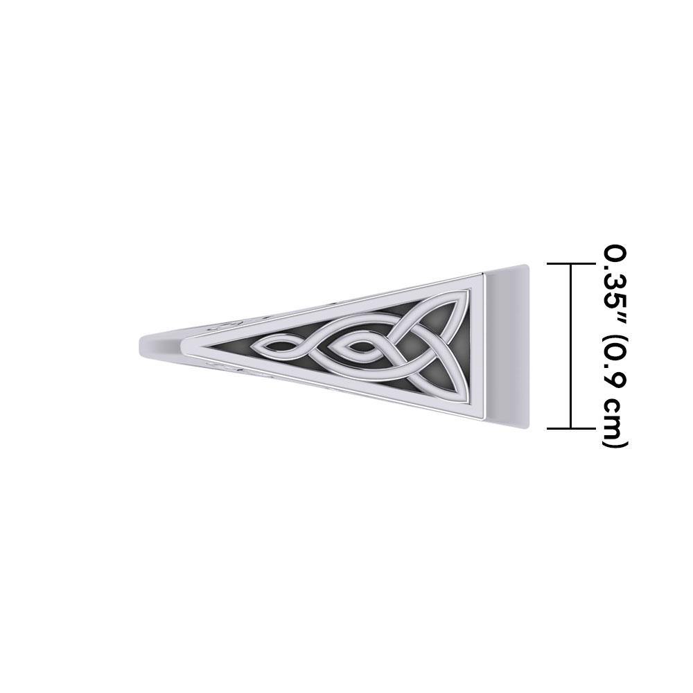 Triangle Celtic Knotwork Silver Ring TRI1961