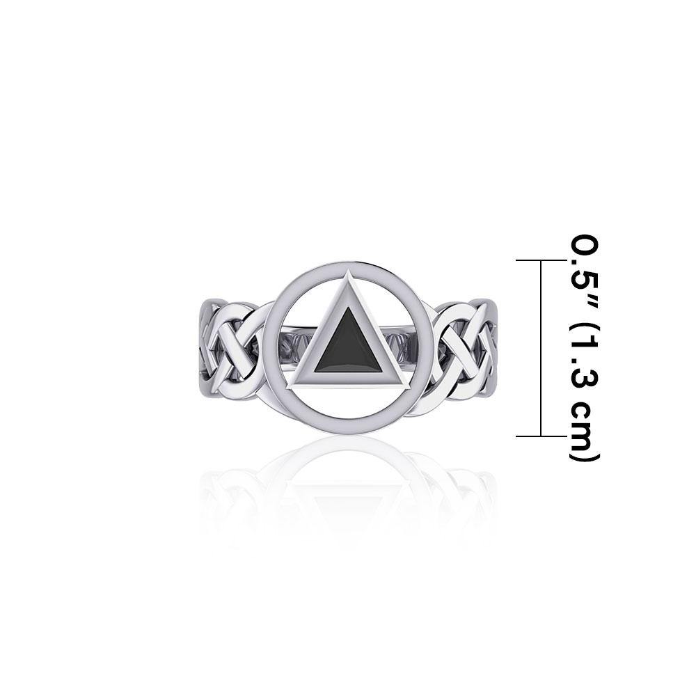 Celtic Recovery Band Ring TRI2272