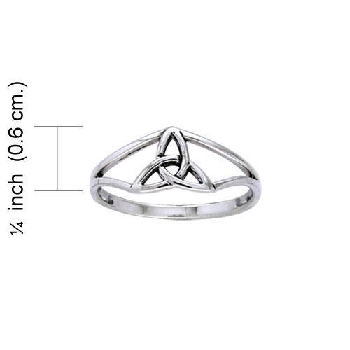 Celtic Triquetra Knot Silver TRI397