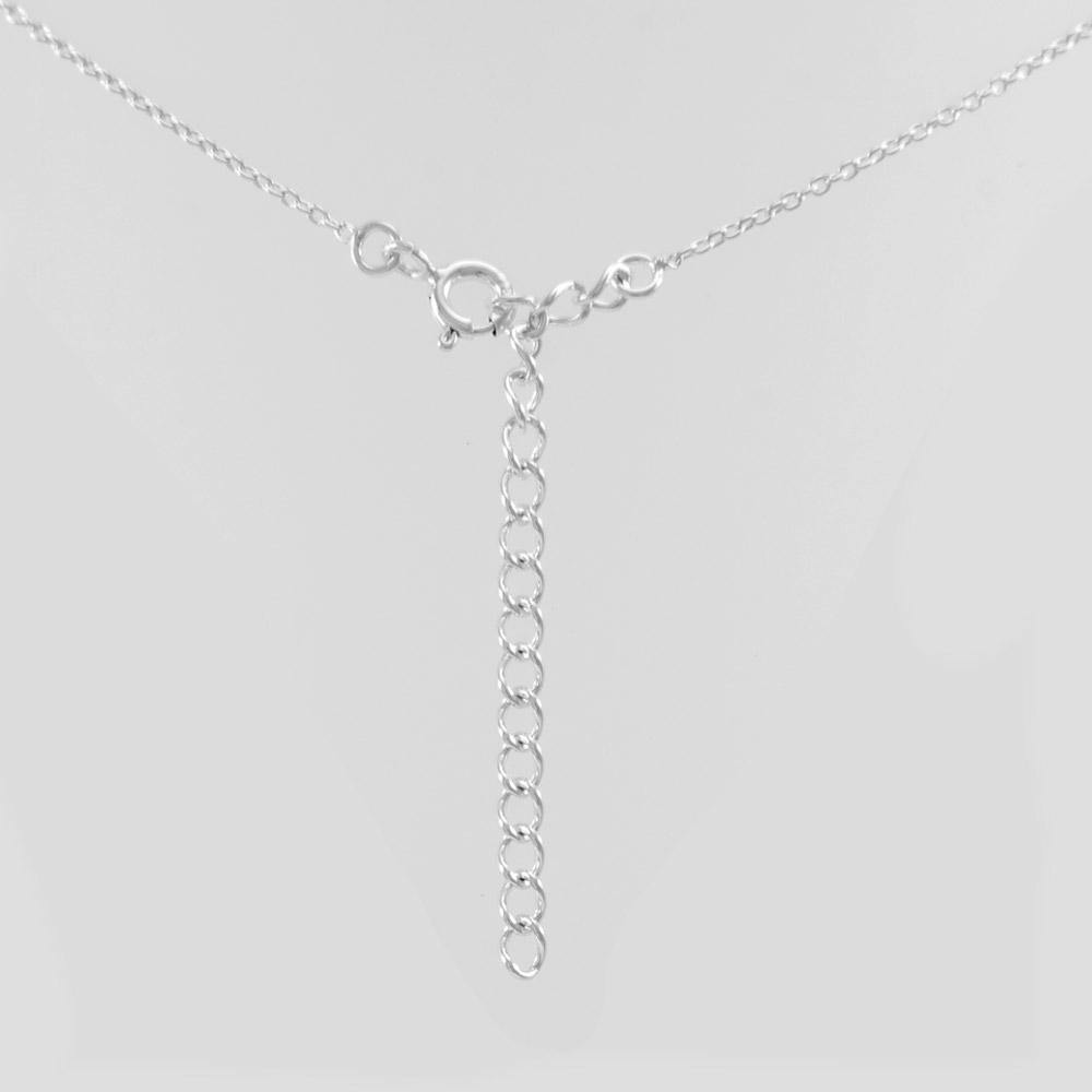 Silver Hollow Celtic Cross Pendant and Chain Set TSE731