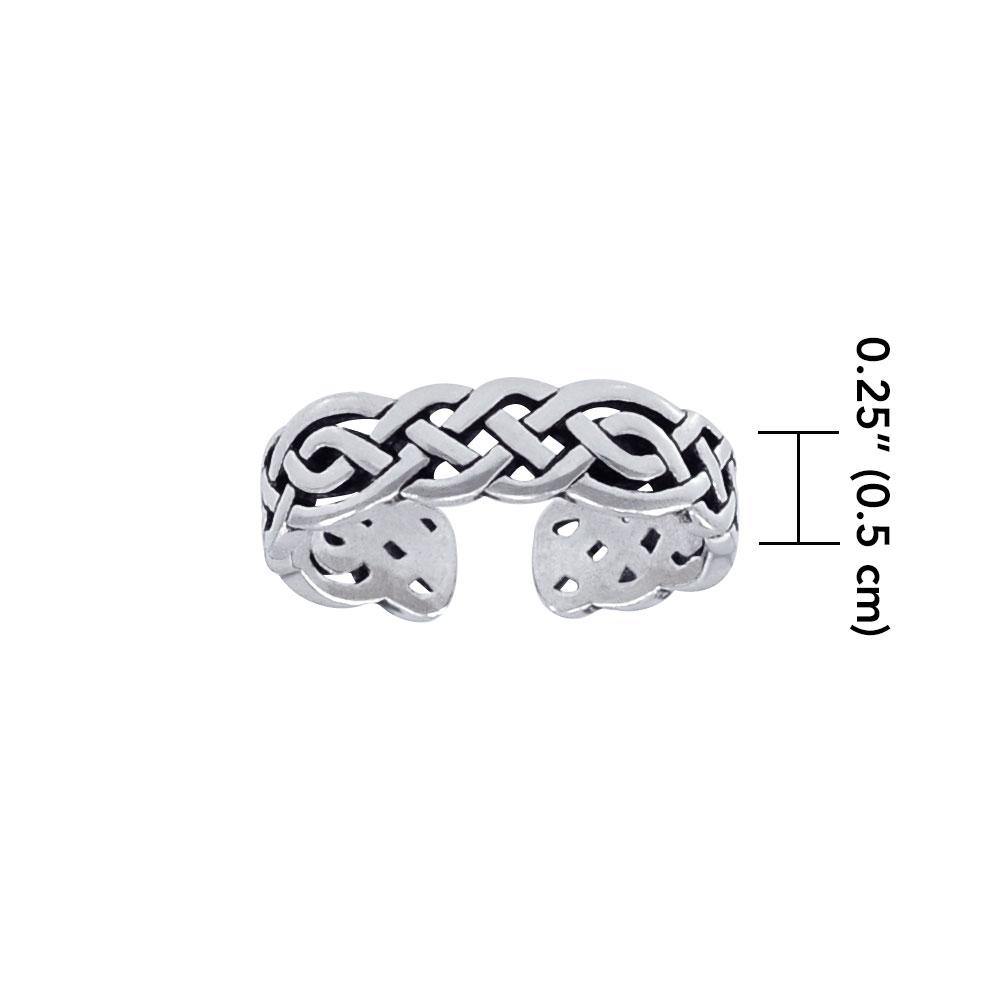 Celtic Knot Work Toe Ring TTR070