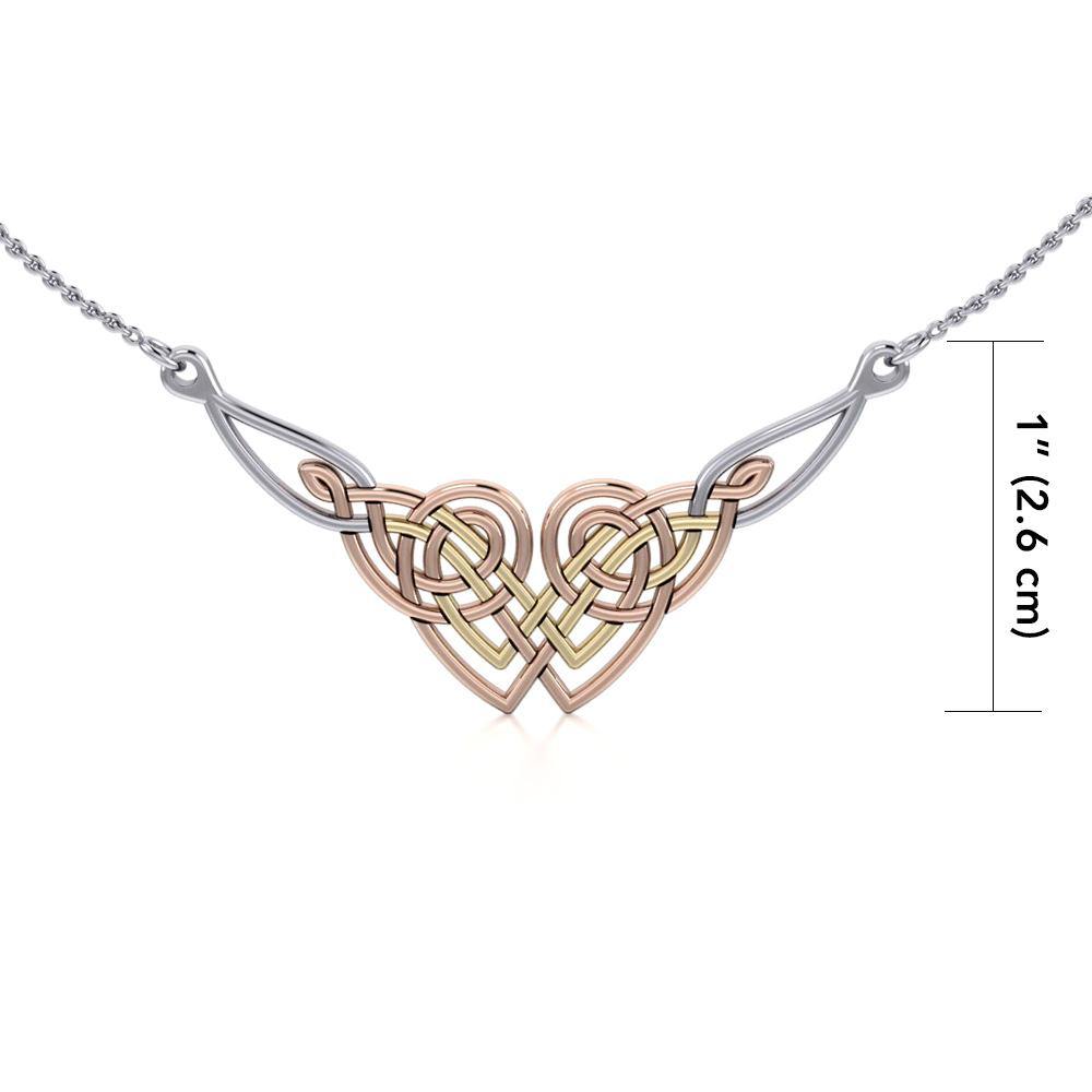 Celtic Knotwork Three Tone Necklace OTN001