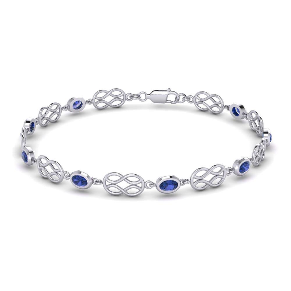 Celtic Knotwork Sterling Silver Bracelet TBG311