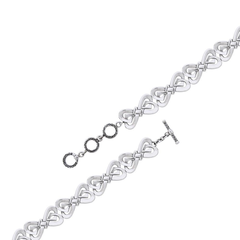 Danu Contemporary Celtic Knotwork Sterling Silver Bracelet TBL108