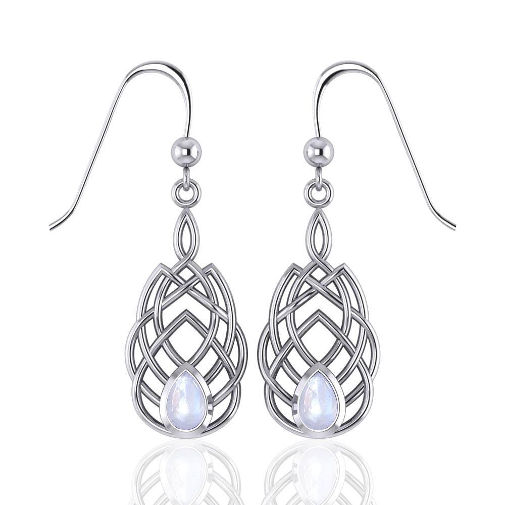 Celtic Knotwork Sterling Silver Earrings TE107