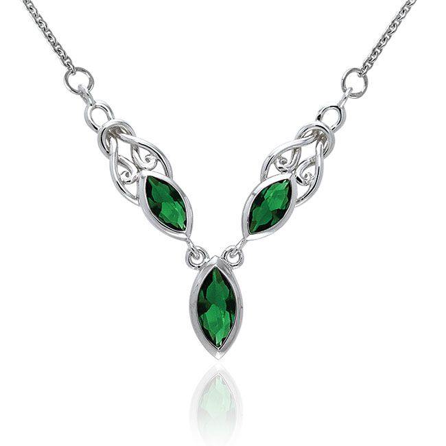 Celtic Knots Silver Necklace TNC084