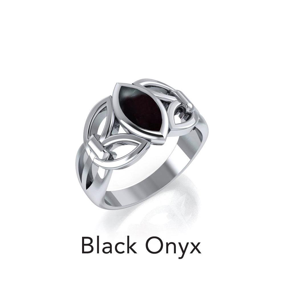 Celtic Knotwork Sterling Silver Ring TR1750