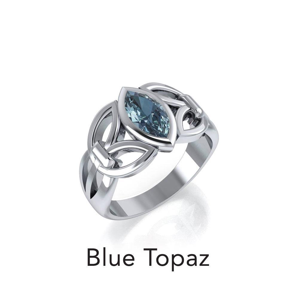 Celtic Knotwork Sterling Silver Ring TR1750