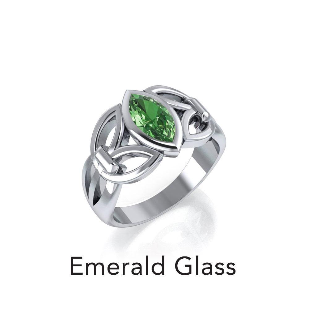 Celtic Knotwork Sterling Silver Ring TR1750