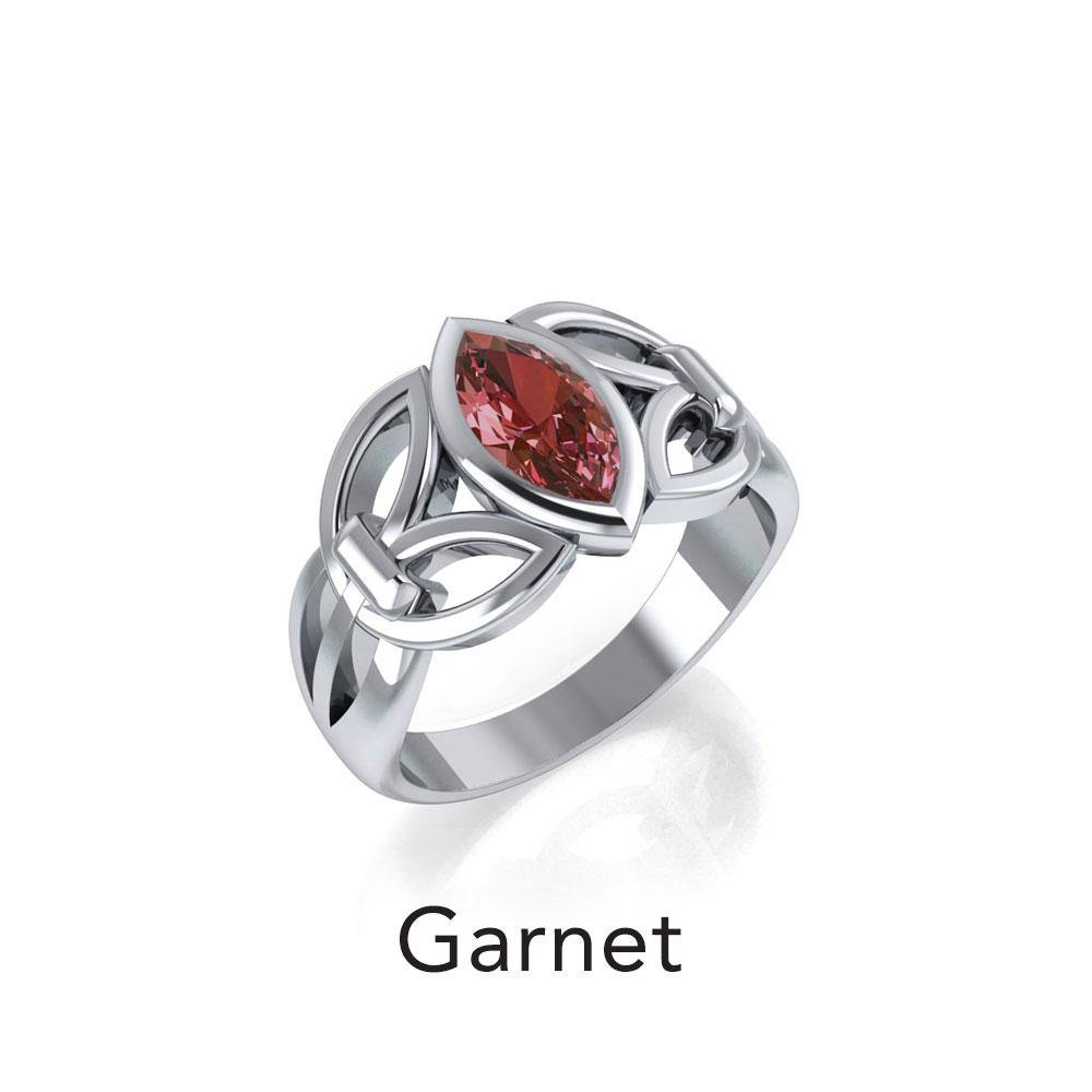 Celtic Knotwork Sterling Silver Ring TR1750
