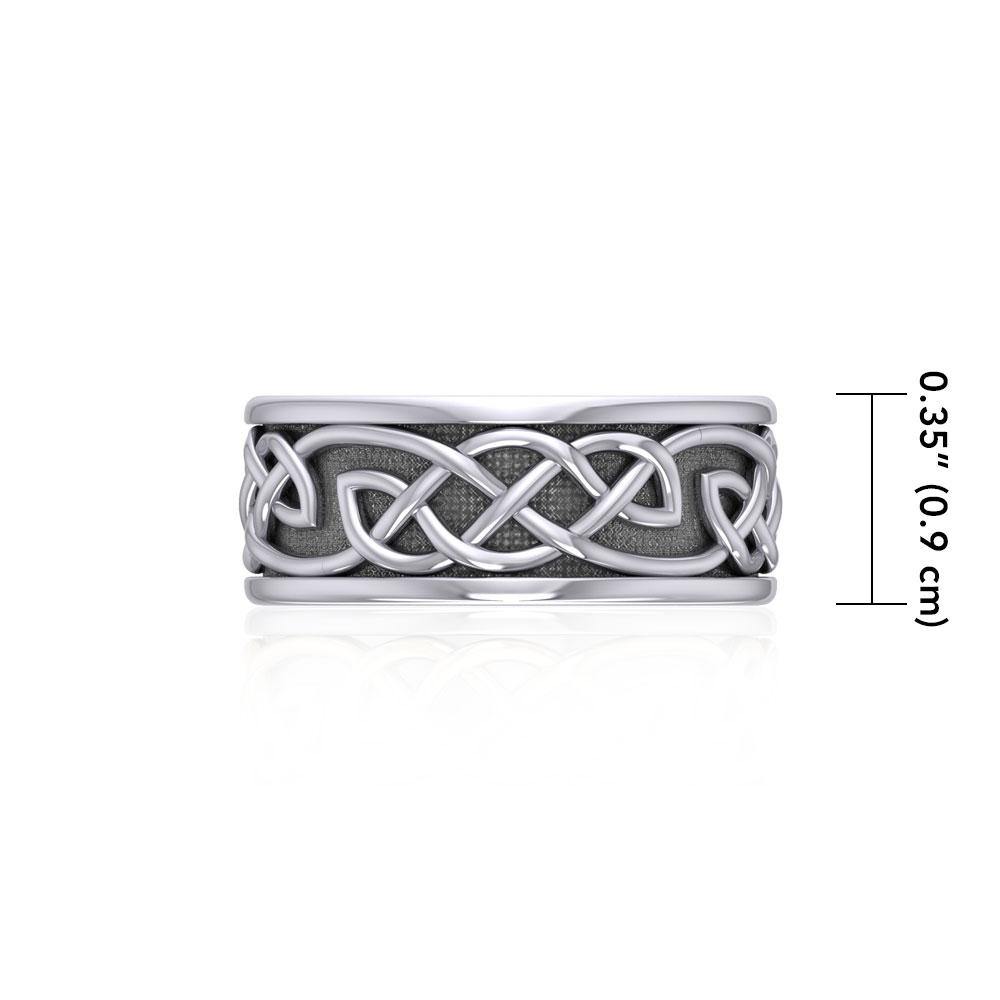 Celtic Knotwork Silver Ring TRI1205