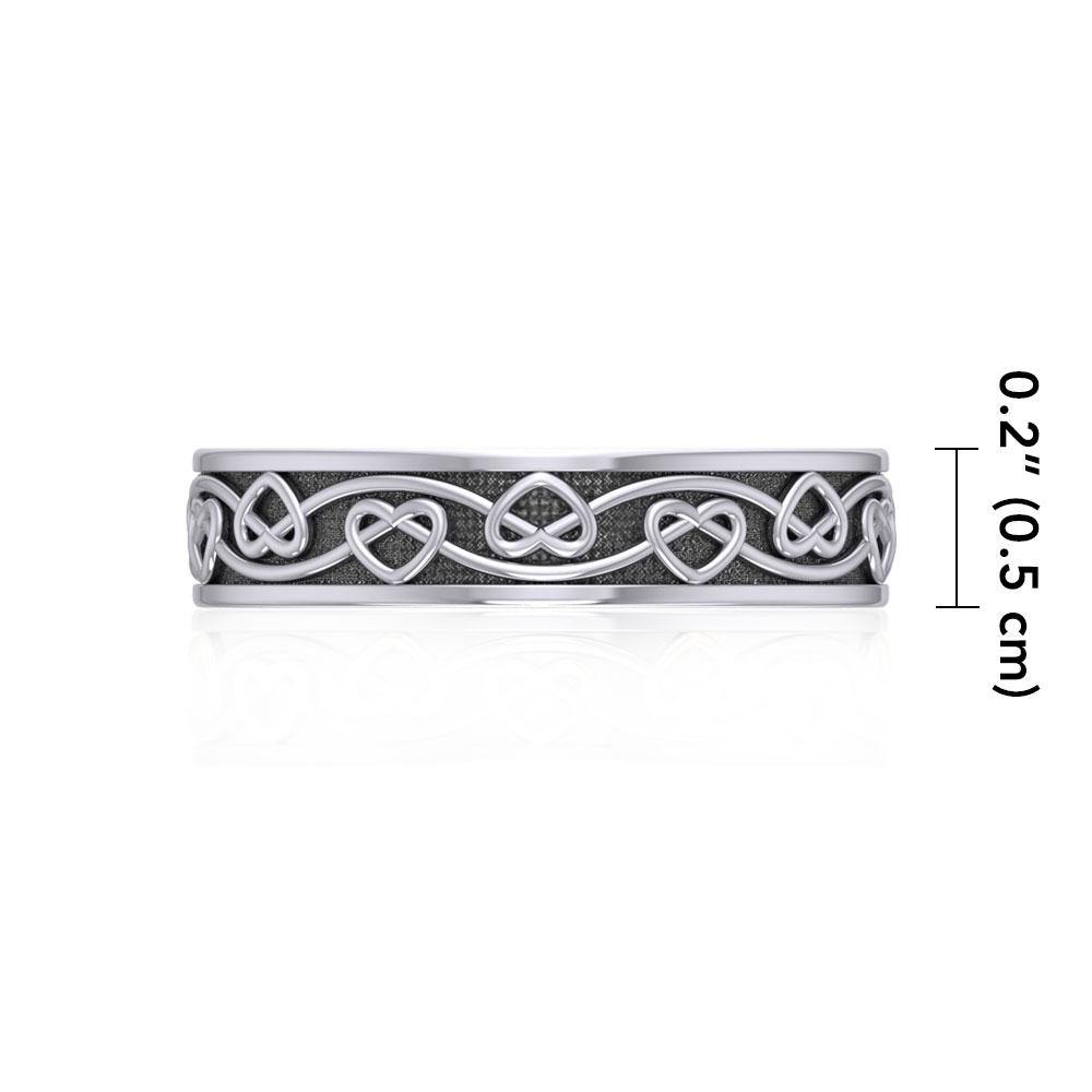 Celtic Knotwork Silver Ring TRI1345