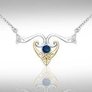 Modern Celtic Triskele Necklace MNC162