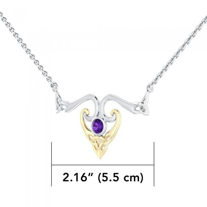 Modern Celtic Triskele Necklace MNC162