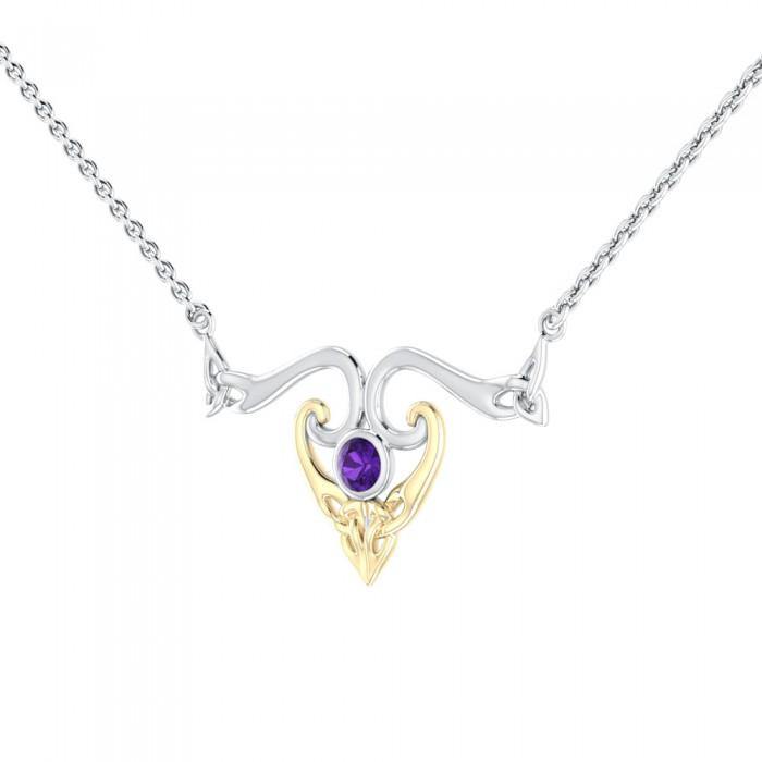 Modern Celtic Triskele Necklace MNC162