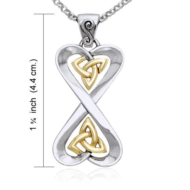 Danu Silver and Gold Celtic Knotwork Set MSE152