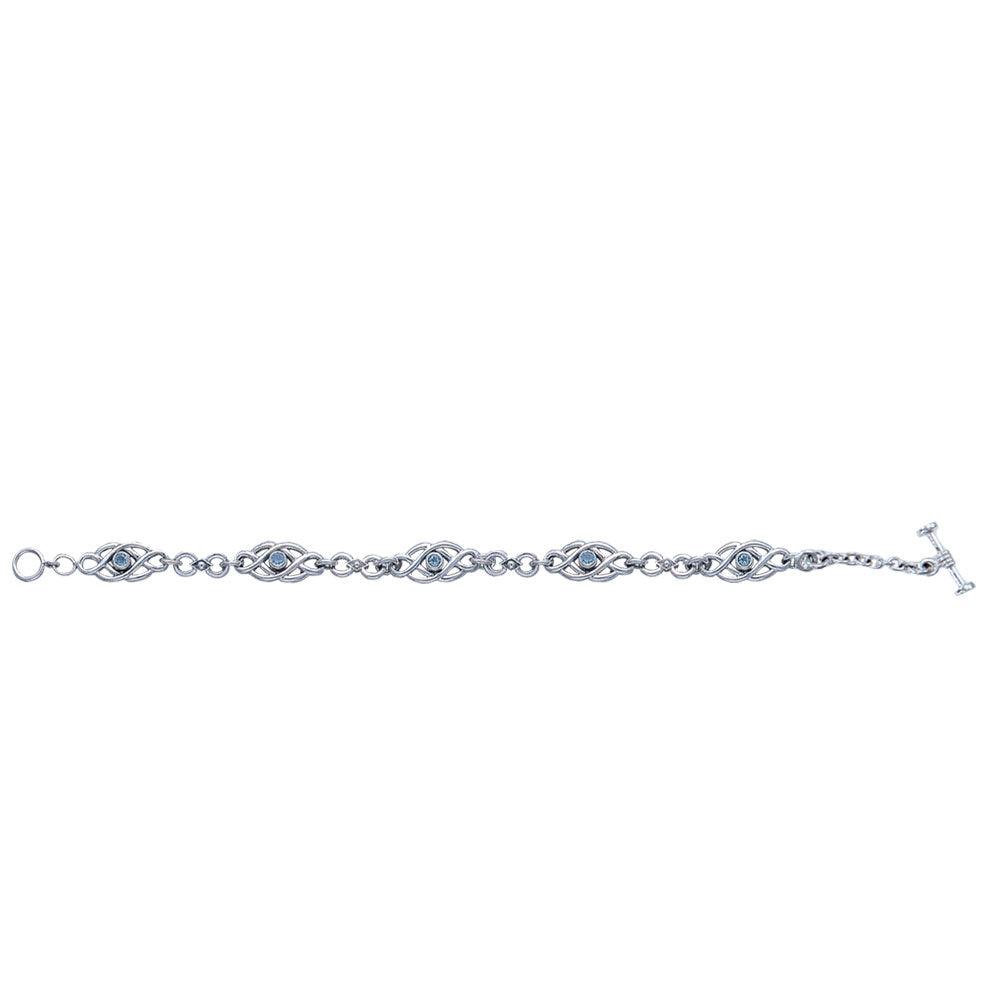 Celtic Knots Sterling Silver Bracelet TBG097