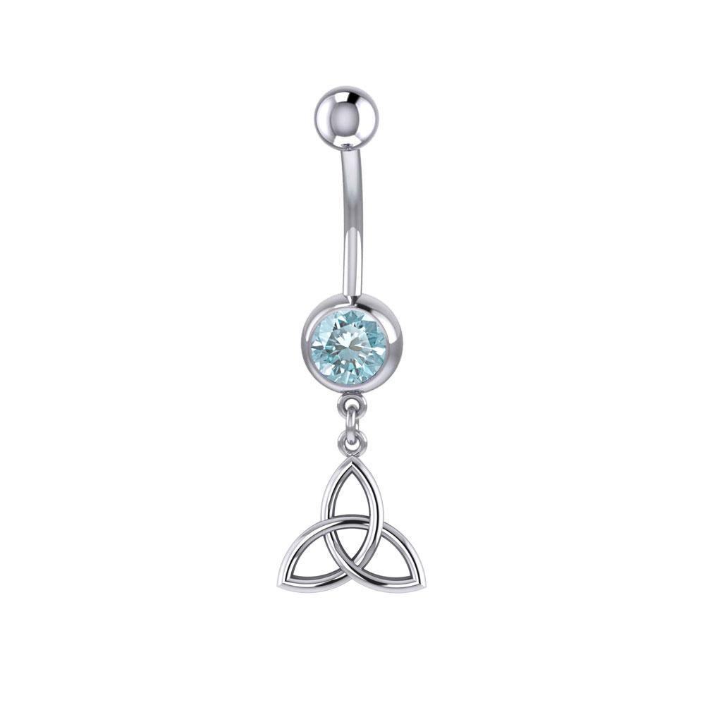 Celtic Triquetra Knot Silver Body Jewelry TBJ011