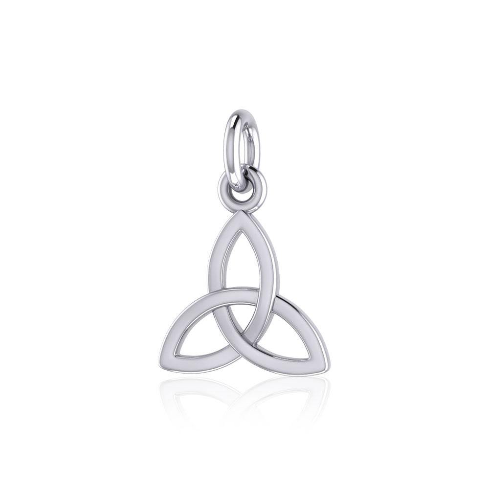 Celtic Triquetra Knot Silver Charm TC125