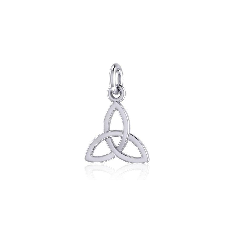 Celtic Triquetra Knot Silver Charm TC125